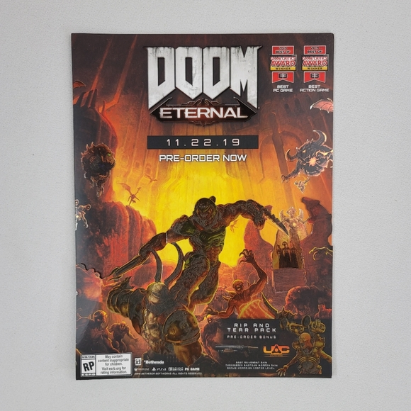 Doom Eternal Gamestop V2 Promo Kit - Picture 3 of 16